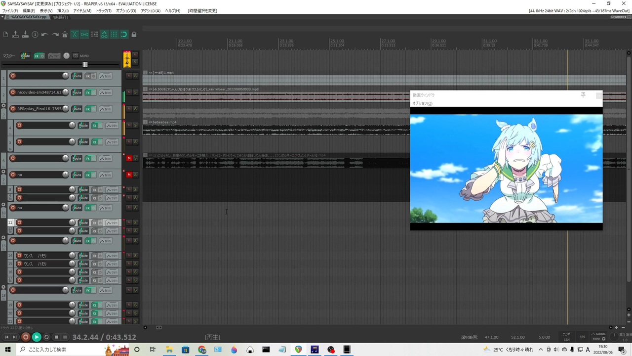 セイウンスカイの音MADを作っていたらセイキンが乱入してきて台無し